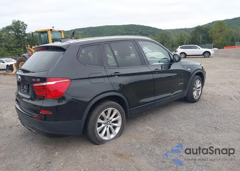 2014 BMW X3 xDrive28I из США, поврежденный, VIN 5UXWX9C50E0D40789